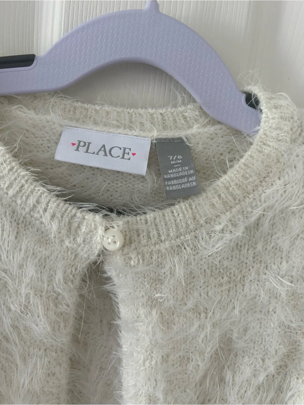 The Children's Place Girls' Long Sleeve Shrug Cardigan - Size 7/8